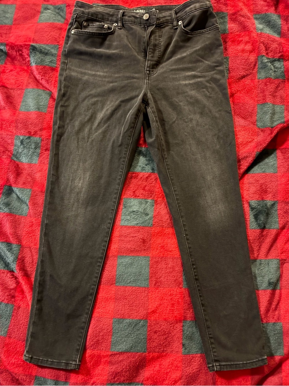 Lauren Ralph Lauren Black Straight Leg Jeans